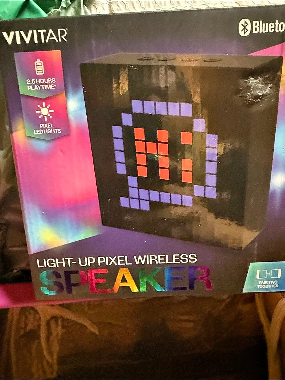 Vivitar Light-Up Pixel Wireless Speaker